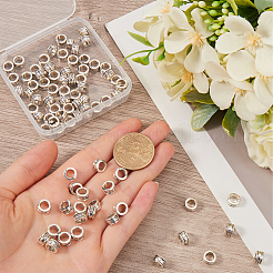 100Pcs Tibetan Style Alloy Spacer Beads&nbsp;PALLOY-SP0001-05