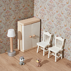 Mini Dollhouse Living Room Bedroom Wallpaper&nbsp;DIY-WH0504-841A-03