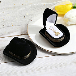 4Pcs Hat Velvet Jewelry Boxes&nbsp;VBOX-SC0001-01
