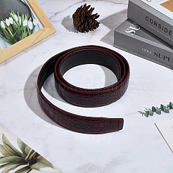 Cowhide Leather Crocodile Skin Pattern Waist Belts for Men&nbsp;AJEW-WH20020-437A