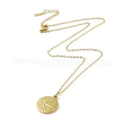 Ion Plating(IP) 304 Stainless Steel Pendant Necklaces for Women&nbsp;NJEW-B080-09G
