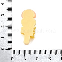 不透明な樹脂模倣食品カボション  フルーツタンフルとトウモロコシ  ミックスカラー  28.5~30.5x8.5~13x5.5~9mm&nbsp;RE-CBA6D7B-02
