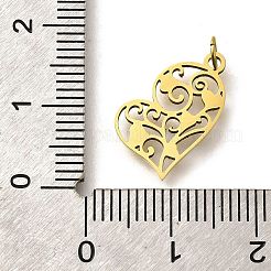 304 Stainless Steel Pendants&nbsp;STAS-R153-25G