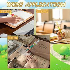 DIY Flower/Hound Silicone & ABS Plastic Beadable Pen Making Kits&nbsp;DIY-SZ0010-11