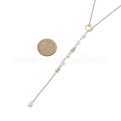 Shell Pearl Bead Pendant Necklaces&nbsp;NJEW-JN04939