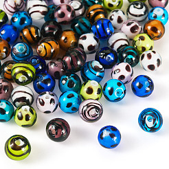 64Pcs 16 Styles Handmade Lampwork Beads&nbsp;LAMP-TA0001-59A