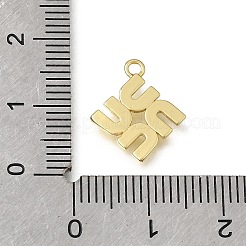 Brass Charms&nbsp;KK-K427-33G