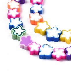 Handmade Polymer Clay Beads Strands&nbsp;CLAY-S096-043I