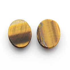 天然石カボション  オーバル  タイガーアイ  25x18x5~7mm&nbsp;G-P023-09