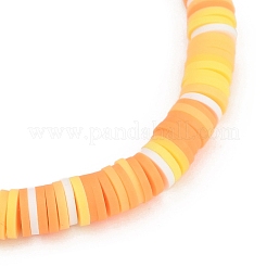 4Pcs 4 Colors Handmade Polymer Clay Heishi & Shell Pearl Beaded Stretch Bracelets for Women&nbsp;BJEW-JB12273