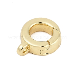Brass Spring Gate Rings&nbsp;KK-G522-10G