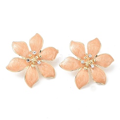 Alloy Rhinestone Stud Earrings&nbsp;LS-EJEW-P310-02G-02
