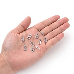 10Pcs 201 Stainless Steel Pendants&nbsp;STAS-R108-1
