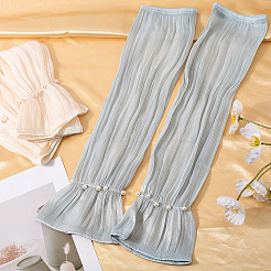 2 Pairs 2 Colors Glazed Gauze Long Oversleeves&nbsp;AJEW-CY0001-22A
