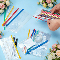Transparent Waterproof PVC File Pockets&nbsp;OFST-WH0004-181