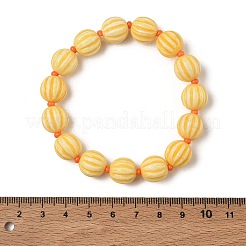 4Pcs 4 Styles Shell Shaped Charm Porcelain and Plastic Beaded Stretch Bracelet Sets for Women&nbsp;PR-CBAA994-01