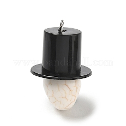 Halloween Opaque Resin Pendants&nbsp;RE-CBA098D-04P-A