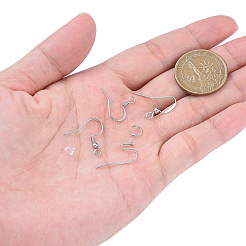 304 Stainless Steel Earring Hooks&nbsp;STAS-YW0001-07