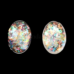 Resin Imitation Opal Cabochons&nbsp;RESI-H148-06