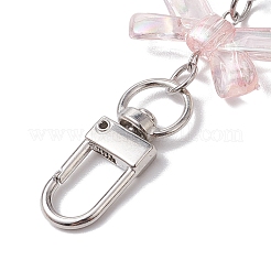 Acrylic Bowknot & Bear Pendant Decorations&nbsp;HJEW-JM02547