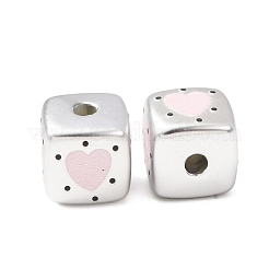Plating Printed Acrylic Beads&nbsp;AC-CBA655C-10