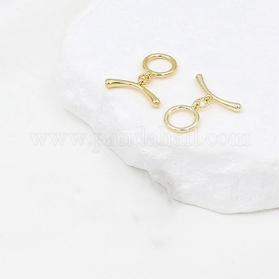 Brass Toggle Clasps&nbsp;FIND-TAC0036-14B-02G-1