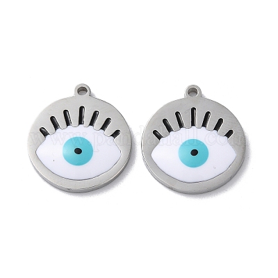 304 Stainless Steel Pendants&nbsp;STAS-C083-16P-02-1