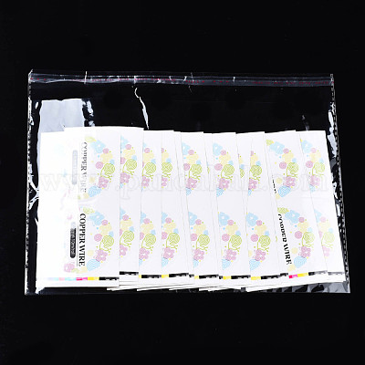 セロハンのOPP袋  長方形  透明  28x21.6cm  一方的な厚さ：0.07mm  インナー対策：24.5x21.6のCM&nbsp;OPC-ZX010-02-1