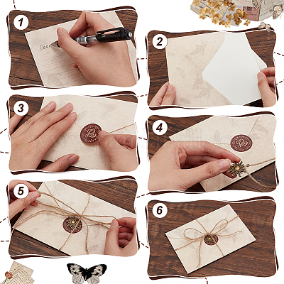 8 Sets 4 Style Paper Envelope&nbsp;DIY-FG0004-86-1