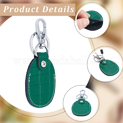 2 Sets Cowhide Pendant Keychains&nbsp;KEYC-CL0001-48-1