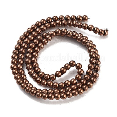 Synthetic Magnetic Hematite Beads Strands&nbsp;G-P545-K01-01D-1