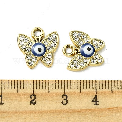 UV Plating Alloy Enamel Pendants&nbsp;FIND-B039-01G-03-1