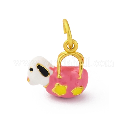 Alloy Enamel Pendants ENAM-E362-03D-1