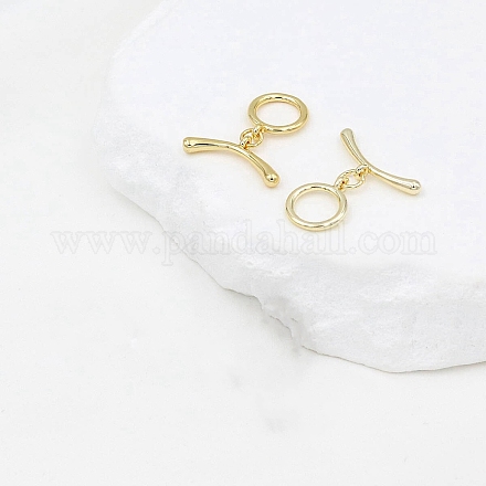 Brass Toggle Clasps FIND-TAC0036-14B-02G-1
