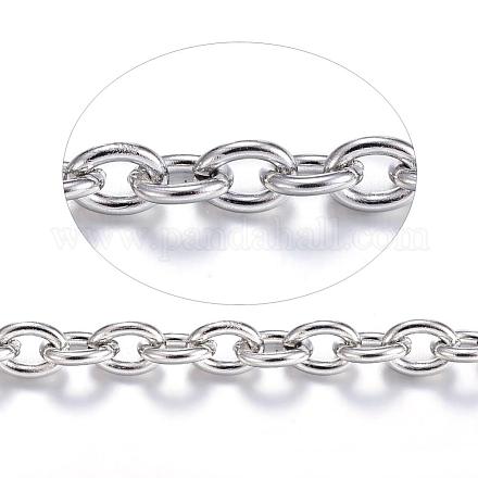 Tarnish Resistant 304 Stainless Steel Cable Chains&nbsp;CHS-P003-02P-1