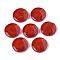 Translucent Pattern Buttons, Resin Button
, FireBrick, about 14mm in diameter, hole: 1mm, about 270pcs/bag