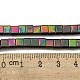 Electroplated Non-magnetic Synthetic Hematite Beads Strands&nbsp;G-C106-B02-05B-4