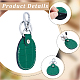 2 Sets Cowhide Pendant Keychains&nbsp;KEYC-CL0001-48-6