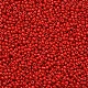 焼付塗装ガラスシードビーズ  レッド  12/0  1.5~2mm  穴：0.5~1mm  約30000個/袋&nbsp;SEED-S001-K20-2