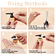 Plastic & Bamboo Pump Bottle Replacement Top&nbsp;MRMJ-WH0087-12A-3