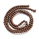 Synthetic Magnetic Hematite Beads Strands&nbsp;G-P545-K01-01D-2