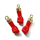 Brass Enamel Pendants&nbsp;KK-Q043-29A-02-1