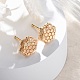 Brass Stud Earrings&nbsp;EJEW-D288-15G-1