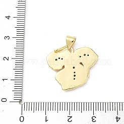 Brass Micro Pave Colorful Cubic Zirconia Pendants&nbsp;KK-L273-03G-01