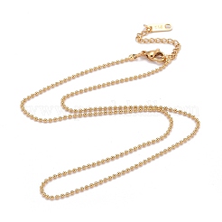 304 Stainless Steel Ball Chain Necklaces&nbsp;X-NJEW-JN03488-02