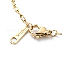 304 Stainless Steel Paperclip Chain Necklace for Women&nbsp;NJEW-A008-04G