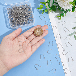 300Pcs 316L Surgical Stainless Steel Earring Hooks&nbsp;STAS-UN0054-48