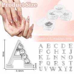 Alloy Rhinestone Cabochons&nbsp;MRMJ-WH0082-67P
