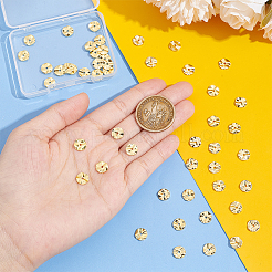 50Pcs Brass Beads&nbsp;KK-BC0013-25A