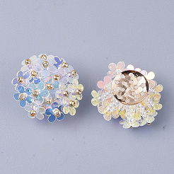 PVC Paillette Cabochons&nbsp;X-FIND-S321-01G
